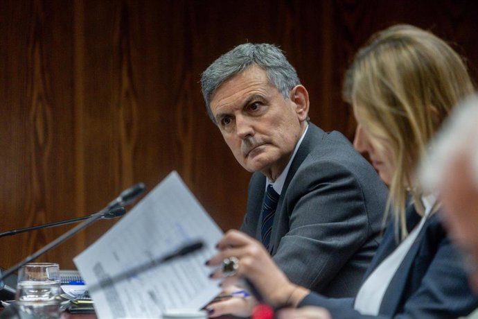 Archivo - El presidente de Correos, Pedro Saura García