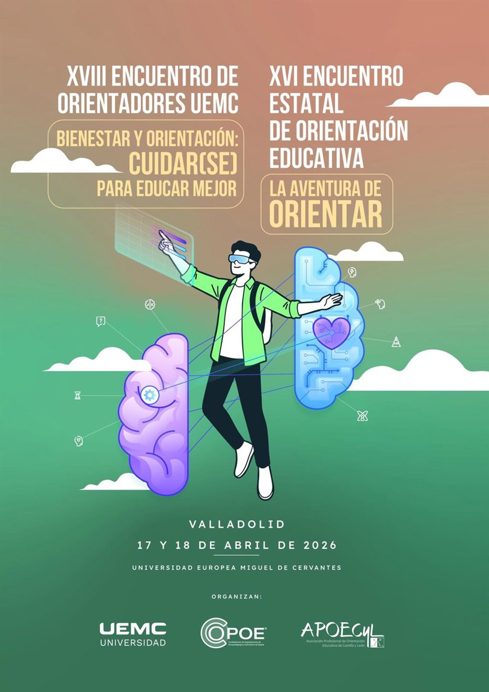 La UEMC reunirá a más de 200 profesionales en un encuentro estatal de orientación educativa el 17 y 18 de abril