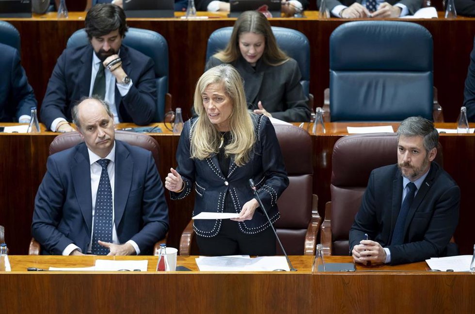 Archivo - La consejera de Economía, Hacienda y Empleo de la Comunidad de Madrid, Rocío Albert.