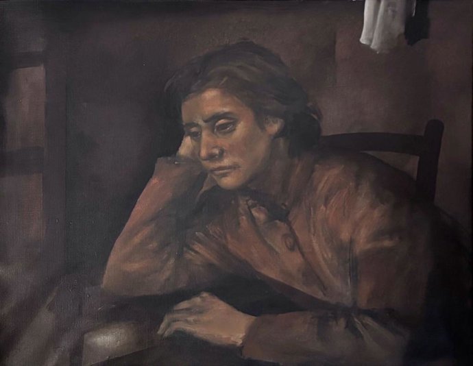 Antoni Tàpies: "Retrat" (1952)