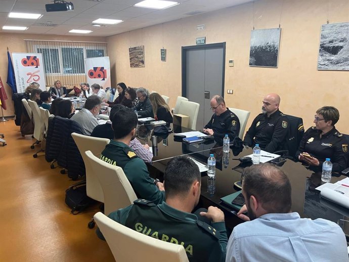 Reunión de la comisión provincial contra las agresiones a profesionales de los centros sanitarios de Cádiz