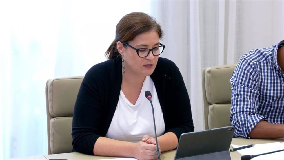 Archivo - La diputada del PSIB Irantzu Fernández.