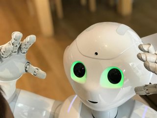 Robot con expresión.