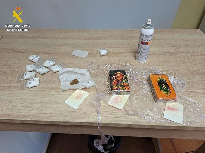 Imagen de la droga aprehendida en Sotillo de la Adrada