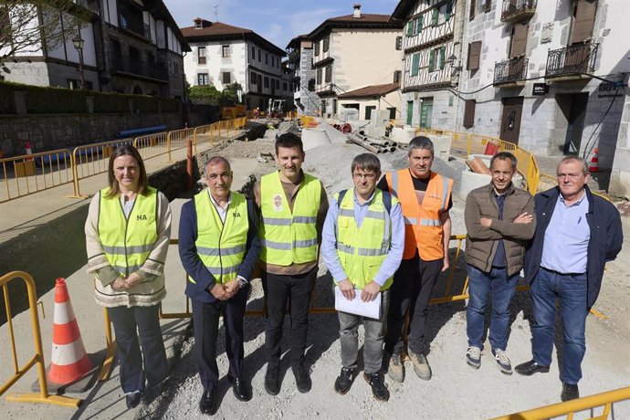 Visita obras Lesaka.