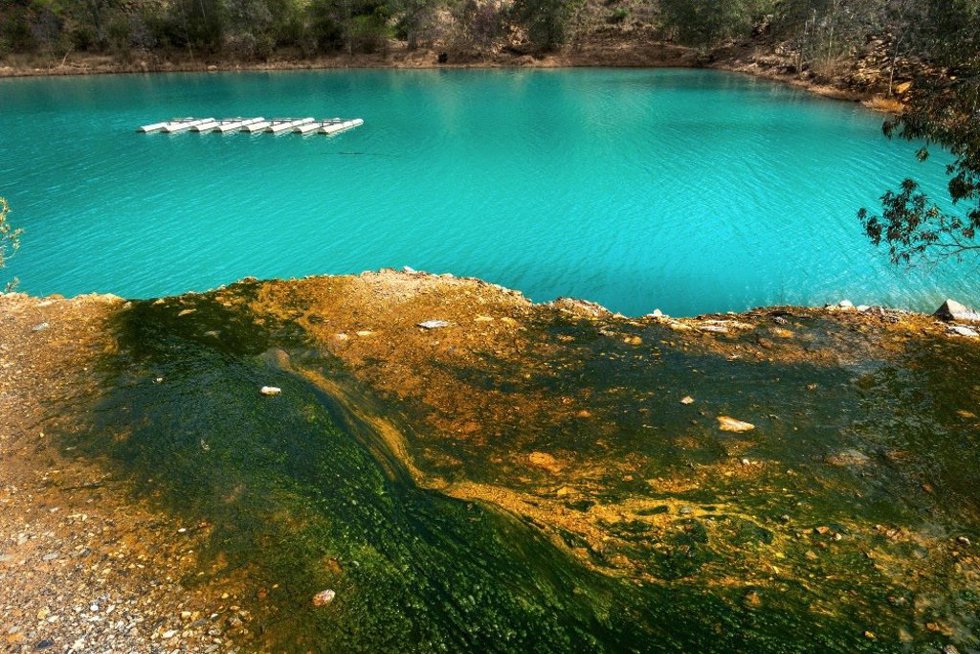 Contaminación en la corta de Aznalcóllar (Sevilla).