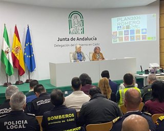 Mercedes Colombo y Blanca Flores en la reunión de coordinación del Plan Romero 2026.