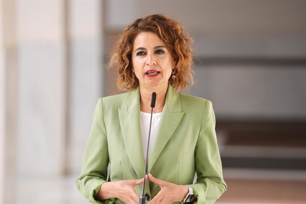 La secretaria general del PSOE-A y candidata a la Presidencia de la Junta de Andalucía, María Jesús Montero