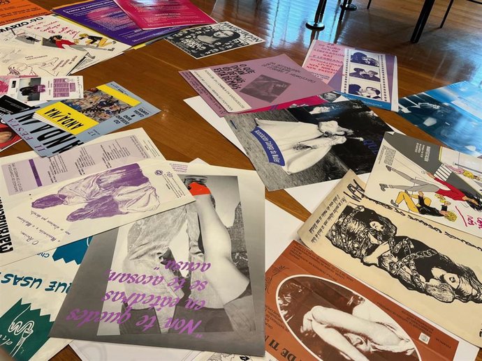 Materiales de la colección Movemento Feminista Organizado en Galicia del Centro de Documentación en Igualdade e Feminismos (CDIF) del Consello da Cultura Galega (CCG), digitalizados y disponibles en la red, a 9 de abril de 2026.