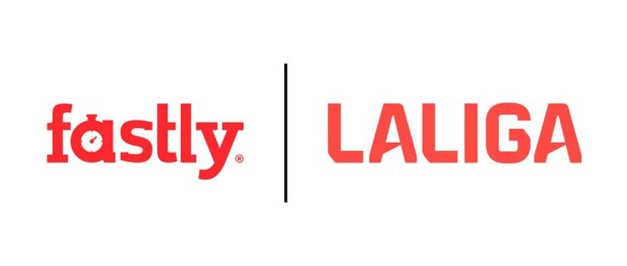 Imagen de la colaboración entre Fastly y LaLiga.