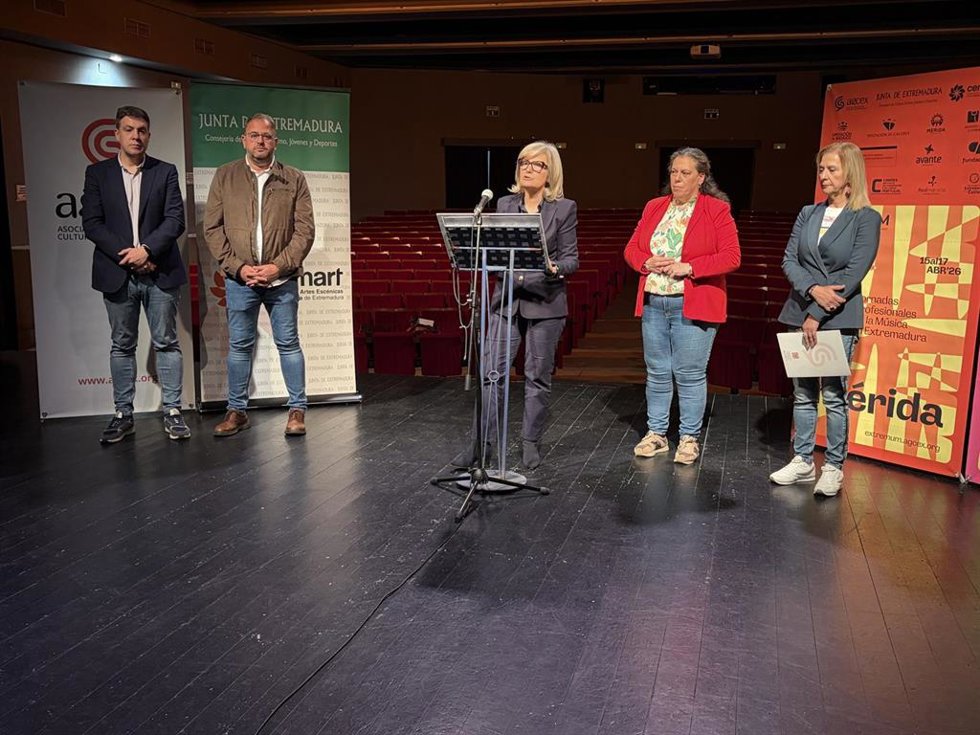 Presentación de la X edición de las Jornadas Profesionales de la Música en Extremadura (MUM).