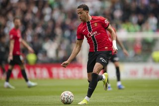El futbolista español del RCD Mallorca Mateo Joseph.
