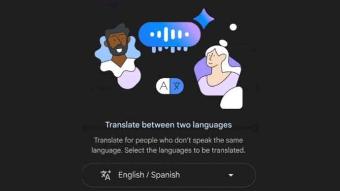 Traducción de voz en Google Meet.