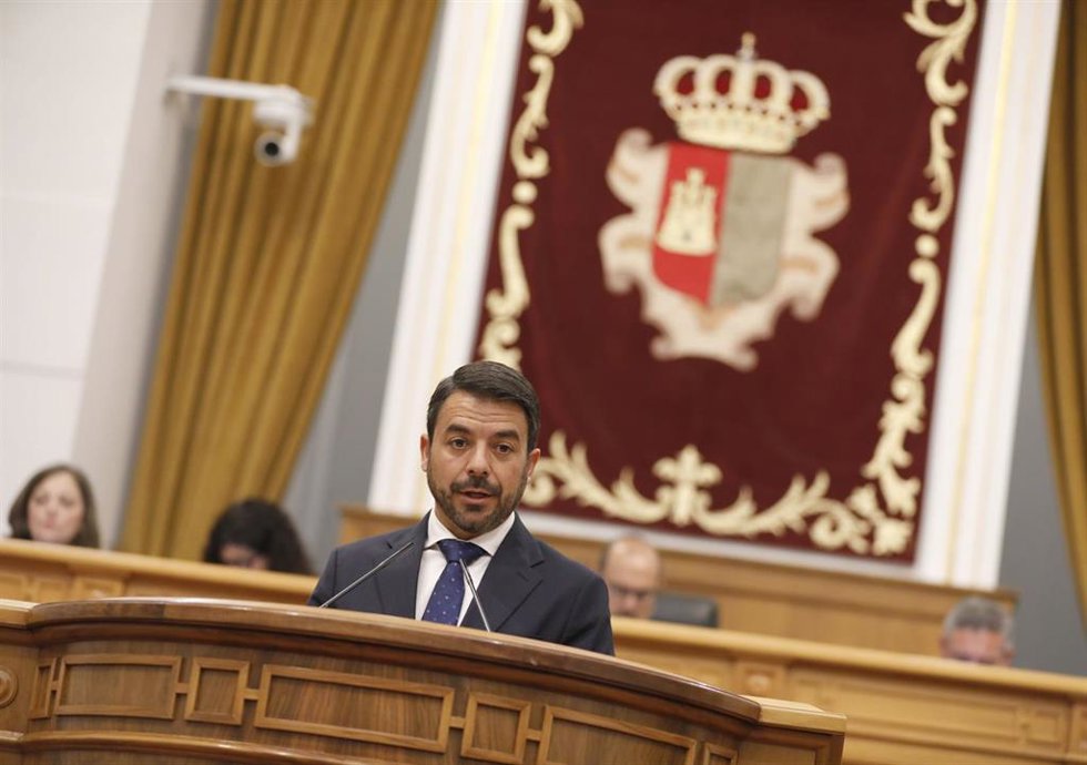 El portavoz de Vox en el Parlamento Iván Sánchez