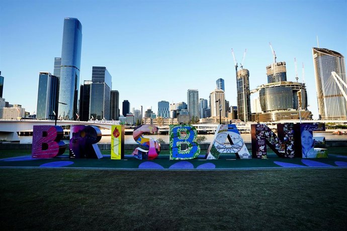 Archivo - Una vista general de la ciudad de Brisbane