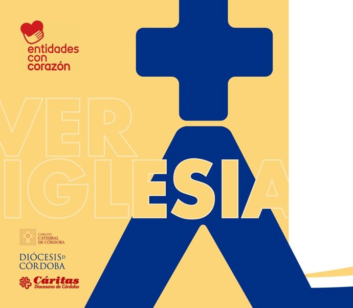Imagen promocional del acto de Ver Iglesia'26, en el que se entragarán los VIII Premios 'Entidades con Corazón' de Cáritas Diocesana de Córdoba.