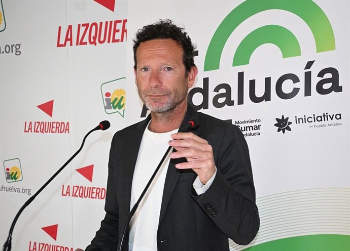 El portavoz de Por Andalucía en la provincia de Huelva, David F. Calderón.