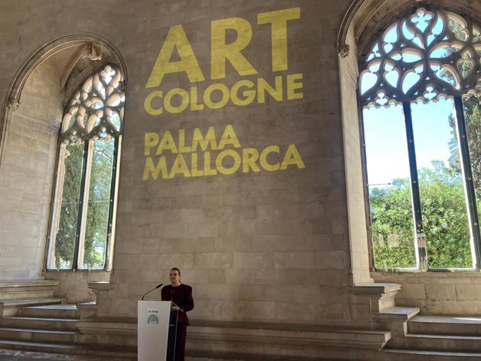 La presidenta del Govern, Marga Prohens, en la presentación de la Art Cologne.