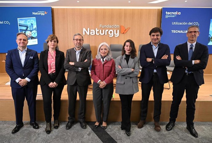 Presentación de las principales conclusiones del estudio 'Utilización del CO2', elaborado por el centro de investigación aplicada y desarrollo tecnológico Tecnalia y presentado en una jornada organizada por Fundación Naturgy