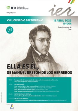 Quel acogerá el próximo 11 de abril las XVII Jornadas Bretonianas dedicadas a la obra 'Ella es él'