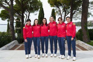 El equipo español de Billie Jean King Cup.