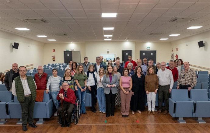 Asistentes a la sesión formativa sobre párkinson.