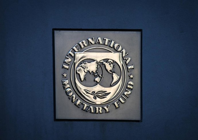 Archivo - Logo del Fondo Monetario Internacional (FMI).