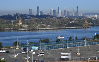 Archivo - The site on which the future Olympic athlete’s village will be built is seen at Northshore Hamilton in Brisbane, Wednesday, July 28, 2021. Brisbane has been named to host the 2032 Olympics. (AAP Image/Darren England) NO ARCHIVING