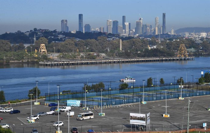 Archivo - The site on which the future Olympic athlete’s village will be built is seen at Northshore Hamilton in Brisbane, Wednesday, July 28, 2021. Brisbane has been named to host the 2032 Olympics. (AAP Image/Darren England) NO ARCHIVING