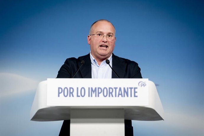 El secretario general del Partido Popular, Miguel Tellado, en una imagen de archivo. 