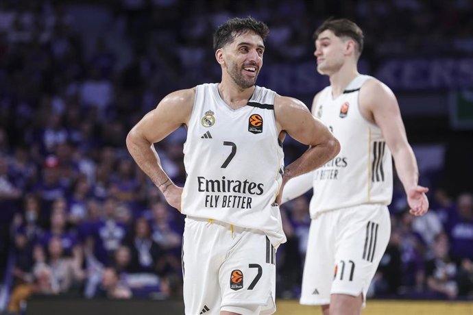 Facundo Campazzo, en un partido con el Real Madrid.