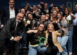 La alcaldesa de Jerez, María José García-Pelayo, en la Gala de la VIII edición de los Premios Cultura del Deporte de Jerez.