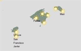 El tiempo hoy, viernes 10 de abril, en Baleares.