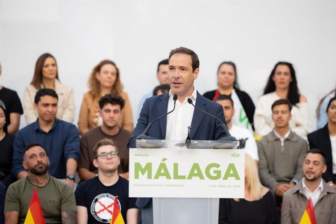 El cabeza de lista de Vox de la provincia de Sevilla para las próximas elecciones autonómicas, Javier Cortés.