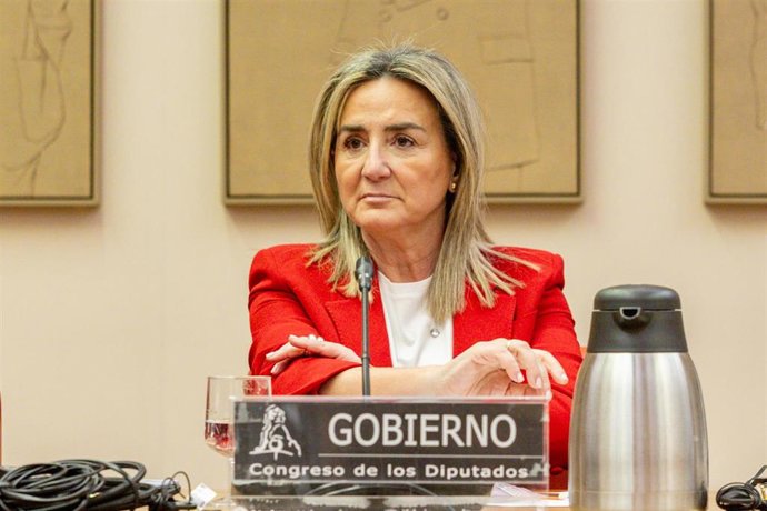La ministra de Educación, Formación Profesional y Deportes, Milagros Tolón, comparece ante la Comisión de Educación, Formación Profesional y Deportes, en el Congreso de los Diputados, a 25 de marzo de 2026, en Madrid (España). Una sesión en la que la titu