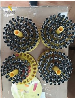 Mecheros falsificados incautados por la Guardia Civil en Valladolid.