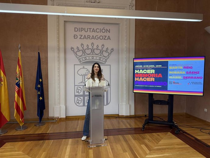 El evento tendrá lugar en el antiguo salón de plenos de la Diputación Provincial de Zaragoza a las 18.00 horas con entradas libre y para todos los públicos.