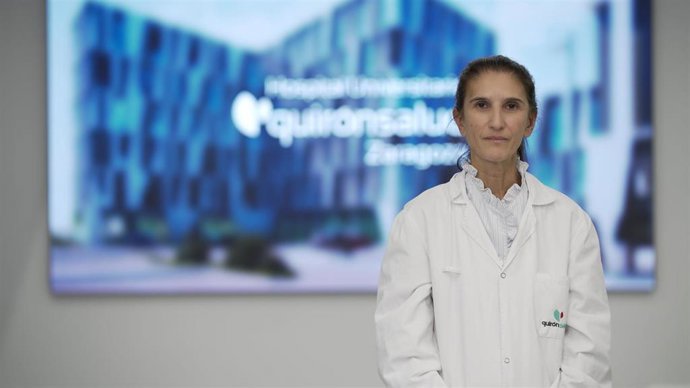 La doctora Belén Sánchez, jefa del Servicio de Neurología del Hospital Universitario Quirónsalud Zaragoza.