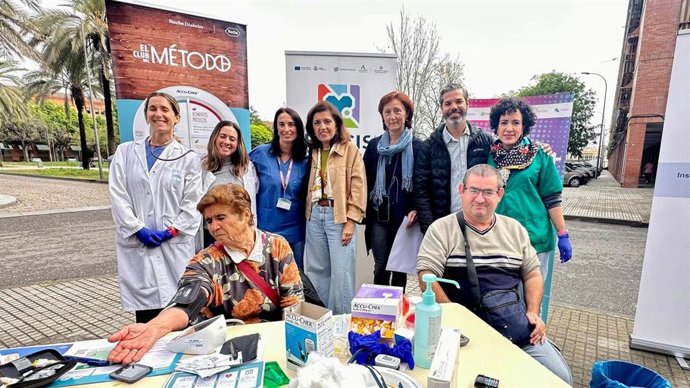 La delegada de Sanidad, María Jesús Botella, en una actividad en Las Moreras.