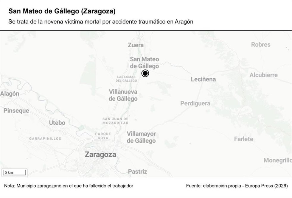 Localidad en la que ha fallecido el trabajador.