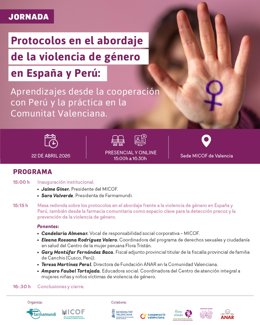 Micof y Farmamundi abordan la violencia de género desde la salud y la cooperación con profesionales de España y Perú