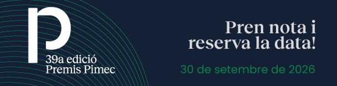 Imatge de la convocatòria de la 39a edició dels Premis Pimec