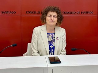 La alcaldesa de Santiago, Goretti Sanmartín