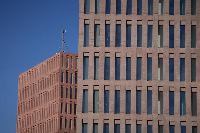 Archivo - Fachada de la Ciutat de la Justícia de Barcelona, a 1 de diciembre de 2025, en Barcelona, Catalunya (España).