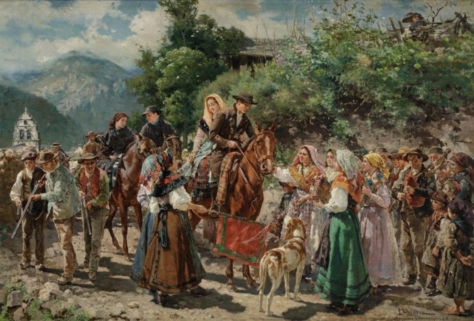 Obra del pintor asturiano Luis Álvarez Catalá (1836-1901).