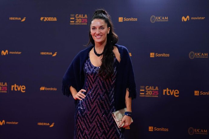 Archivo - La seleccionadora española de natación artística, Andrea Fuentes, en la gala del COE.