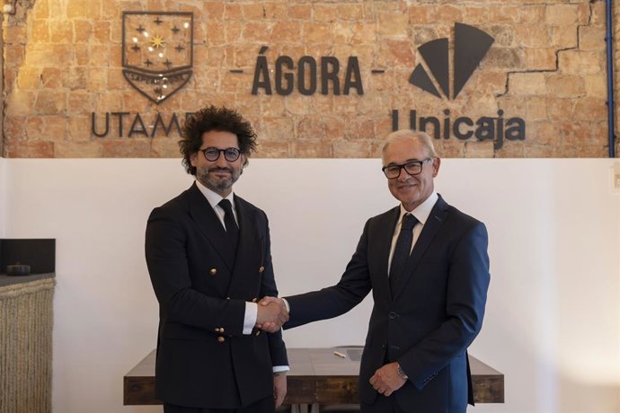 Paco Ávila e Isidro Rubiales en Ágora UTAMED