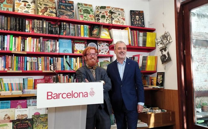 Del Arco y Collboni en la librería Documenta este viernes.