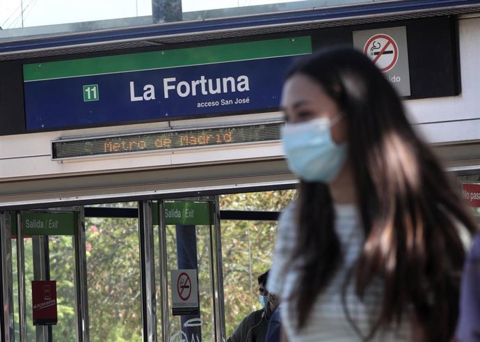 Archivo -  Metro La Fortuna en el barrio La Fortuna de Leganés