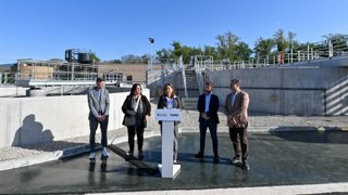Paneque durante el acto de inauguración.